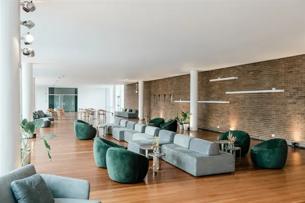 Contemporary lounge at a corporate event at MAM
