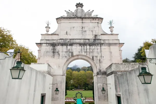 Monumental Seteais arch, Portugal
