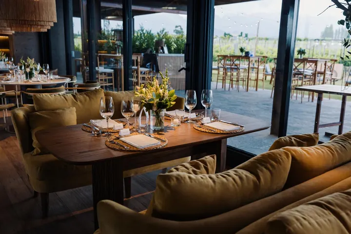 Mesa posta e recepção de casamento em Mendoza, Argentina